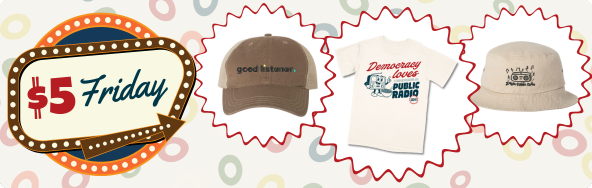 An image of all of the available gifts with their corresponding minimum increase requirements - $5 Friday
