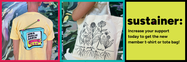 Upgrade to get the wildflower tote bag or the good listener t-shirt! 